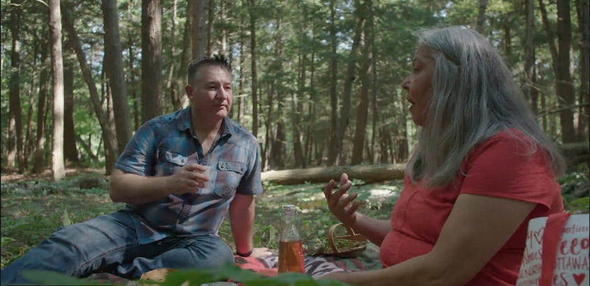 Indigenous Mi’kmaq psychic Shawn Leonard visits BatSagamok First Nation during Spirit Talker tv series