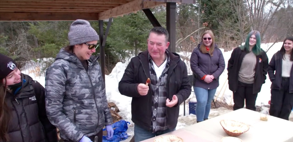 Shawn Leonard visits Kitigan Zibi Anishinabeg First Nation during episode of Spirit Talker tv series